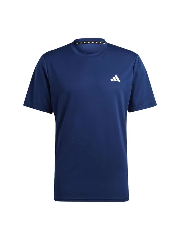 Футболка adidas Train Essentials Training Tee 'Dark Blue' — изображение 1 из 3, темный синий/белый