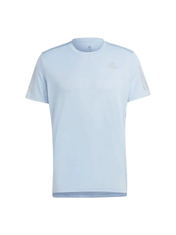 Футболка Adidas Own The Run Tee' Blue Dawn' — изображение 1 из 4, синий