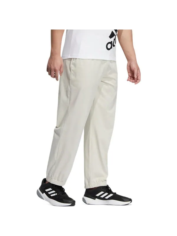 Спортивные штаны Men's adidas Logo Solid Color Long Sports Pants/Trousers/Joggers Autumn Khaki — изображение 4 из 4, мульти