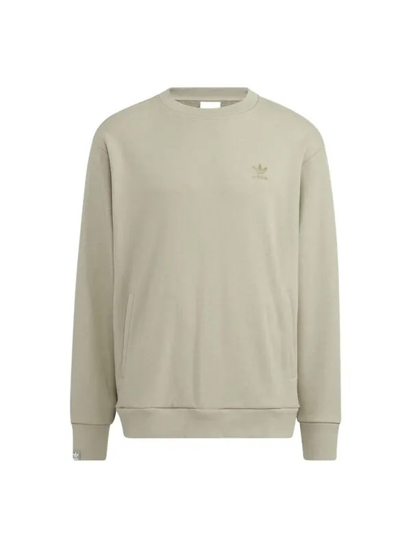 Толстовка с капюшоном Crew Adidas — изображение 1 из 3, оливковый зеленый