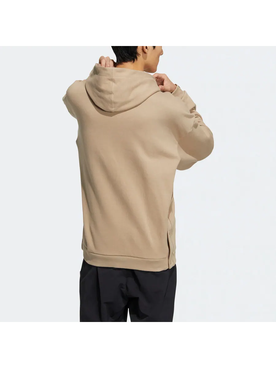 Худи adidas originals Hoodie 'Beige' — изображение 4 из 4, коричневый
