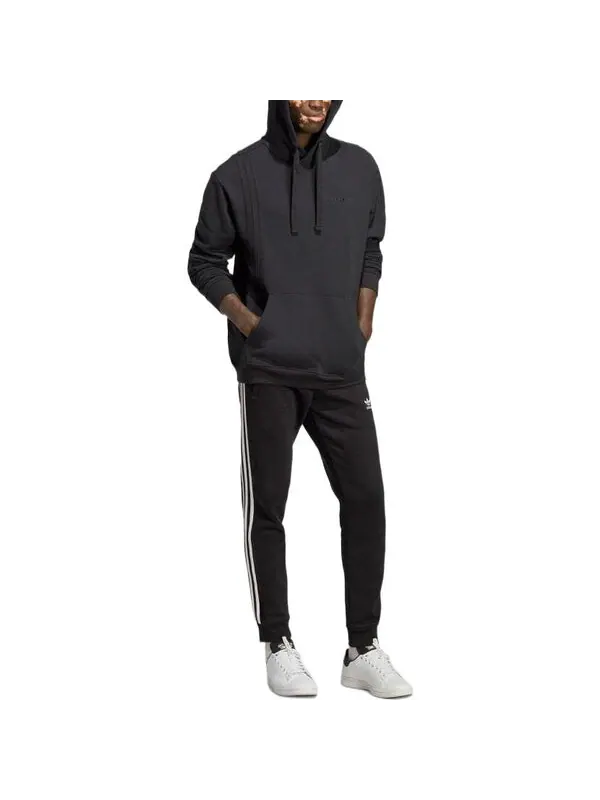 Толстовка adidas RIFTA City Boy Essential Hoodie 'Black' — изображение 2 из 4, черный