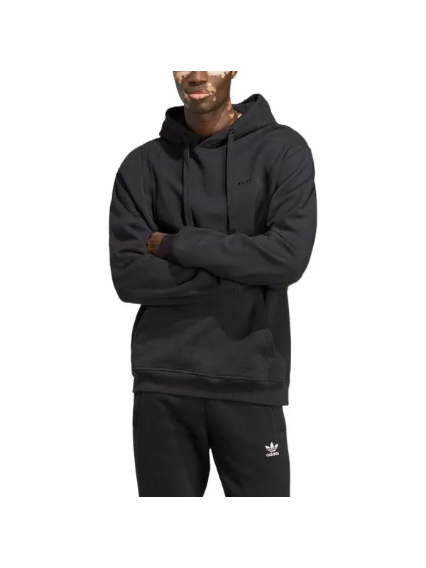 Толстовка adidas RIFTA City Boy Essential Hoodie 'Black' — изображение 3 из 4, черный