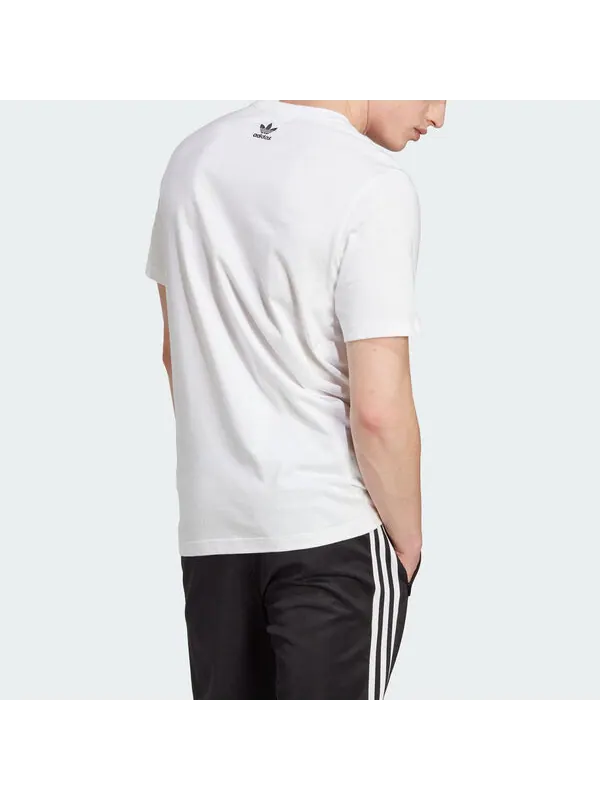 Футболка adidas originals Graphics New Age T-shirt 'White' — изображение 3 из 4, белый