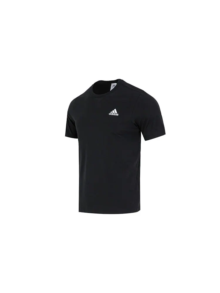 Футболка Adidas Essentials Single Jersey Embroidered Small Logo — изображение 1 из 5, черный
