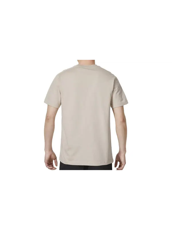 Футболка adidas Essentials Single Jersey 3-Stripes T-shirt 'Wonder Taupe' — изображение 2 из 2, белый