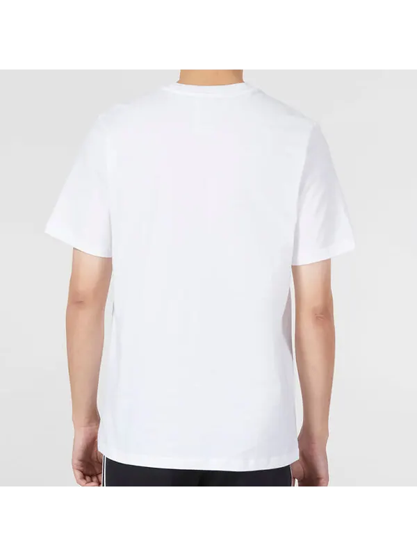 Футболка Essentials одинарный джерси большой логотип футболка Adidas — изображение 4 из 4, белый/черный