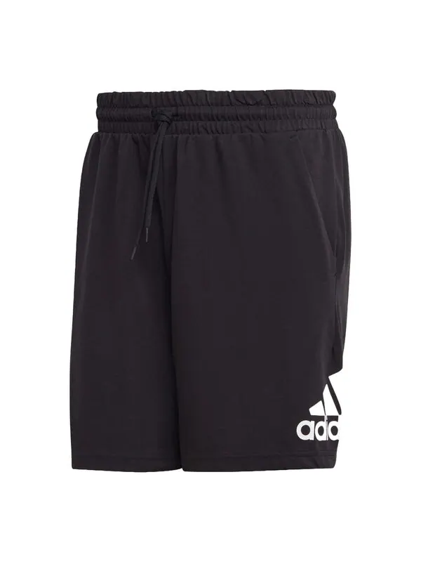 Шорты Essentials логотип шорты азиатские размеры Adidas — изображение 1 из 1, черный/белый