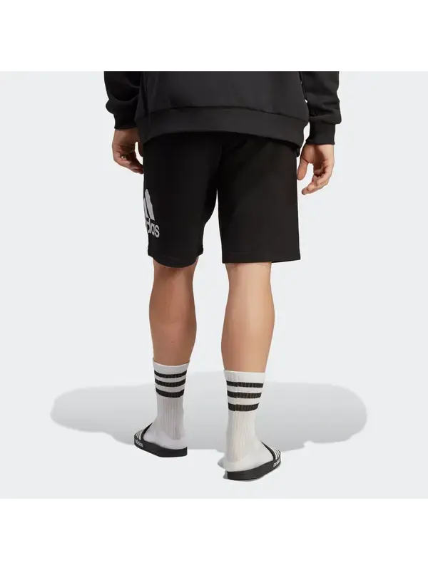 Шорты Essentials большие шорты из французского трикотажа с логотипом Adidas — изображение 3 из 4, черный/белый