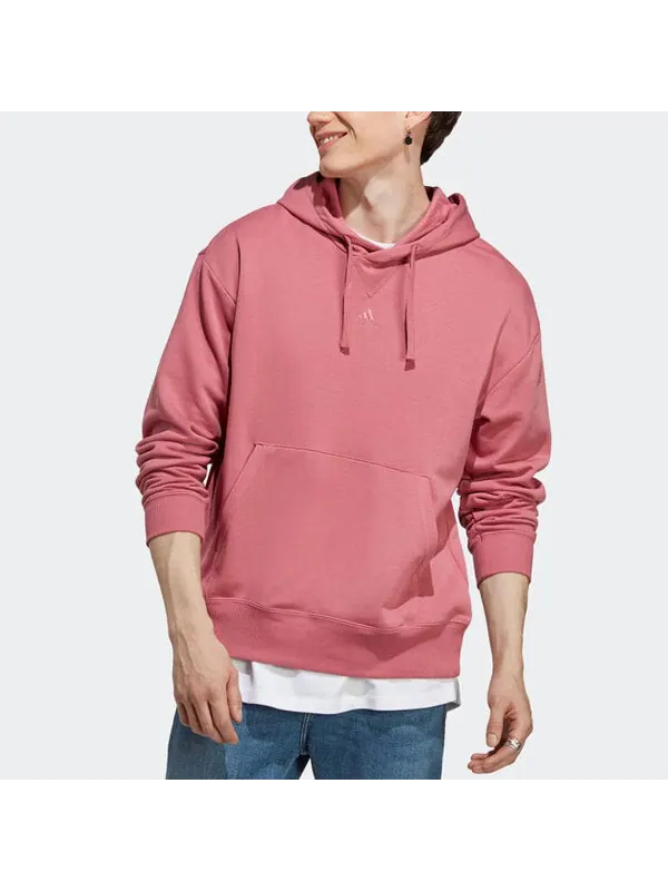 Толстовка Adidas ALL SZN French Terry 'Pink ' — изображение 3 из 3, розовый