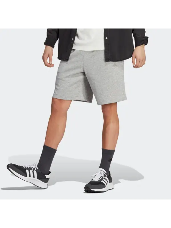 Шорты все szn шорты из французского трикотажа Adidas — изображение 2 из 4, серый