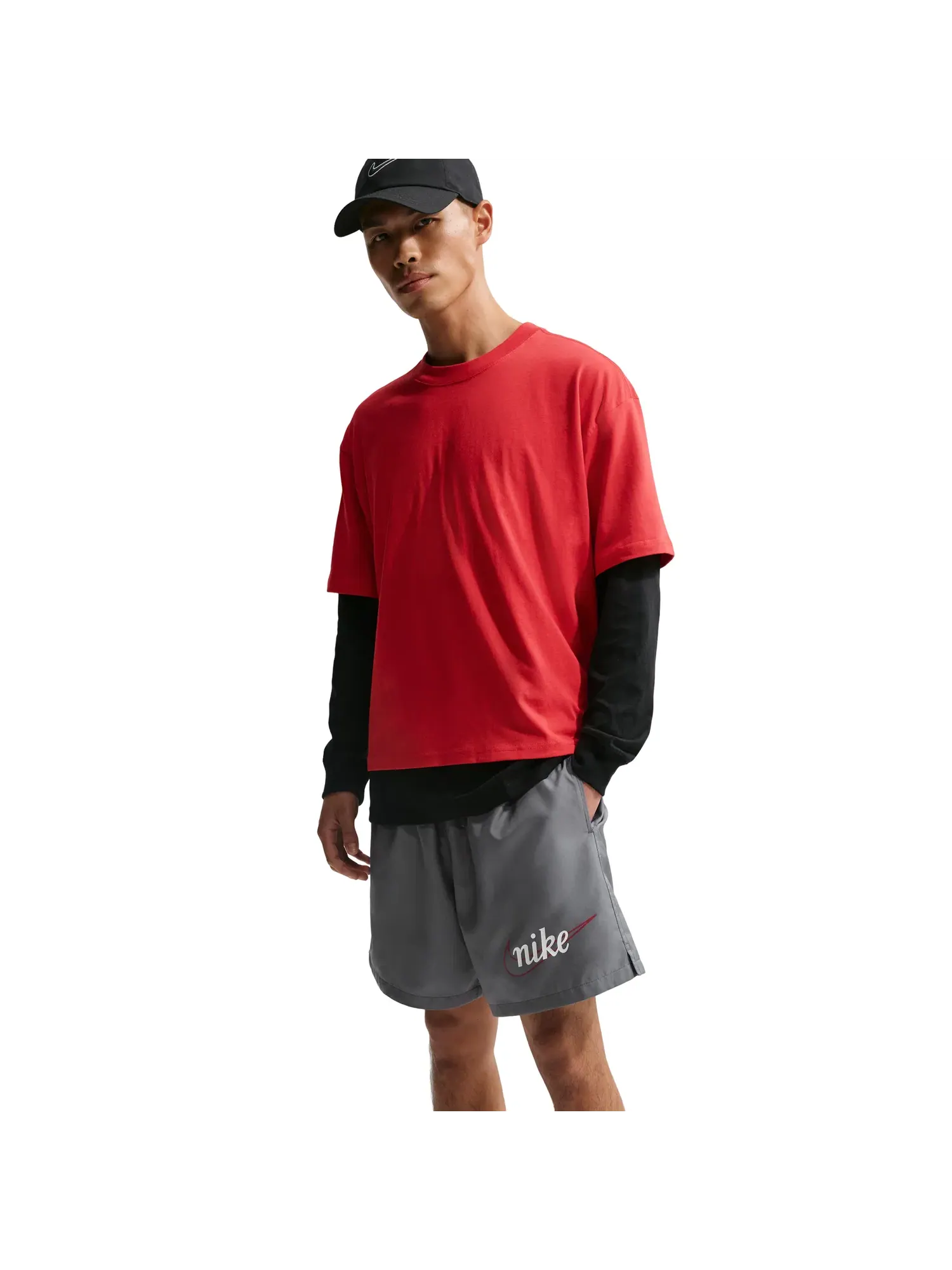 Шорты Nike Sportswear Club Shorts 'Smoke Grey' IF0775-084 — изображение 4 из 5, серый