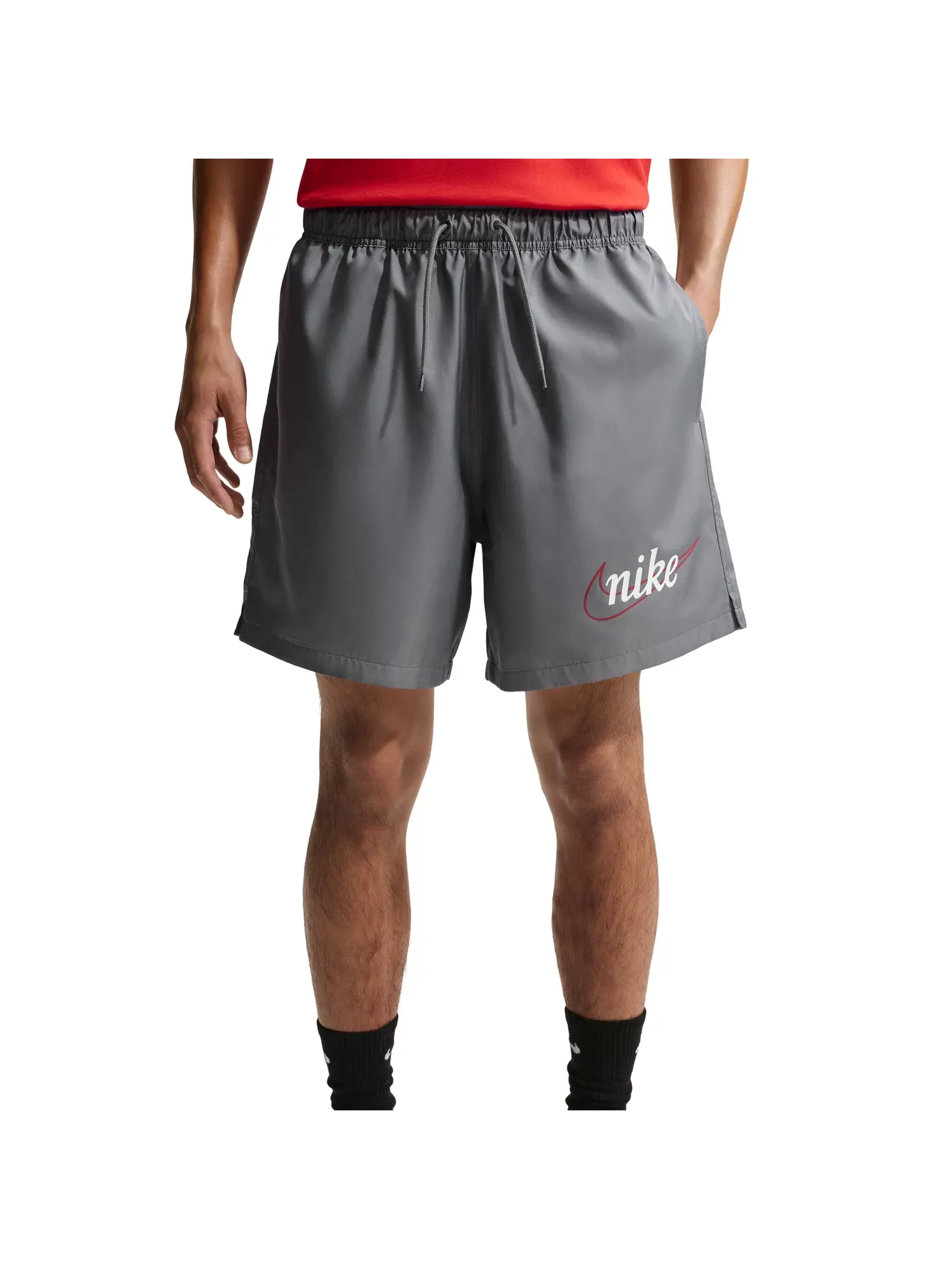 Шорты Nike Sportswear Club Shorts 'Smoke Grey' IF0775-084 — изображение 5 из 5, серый