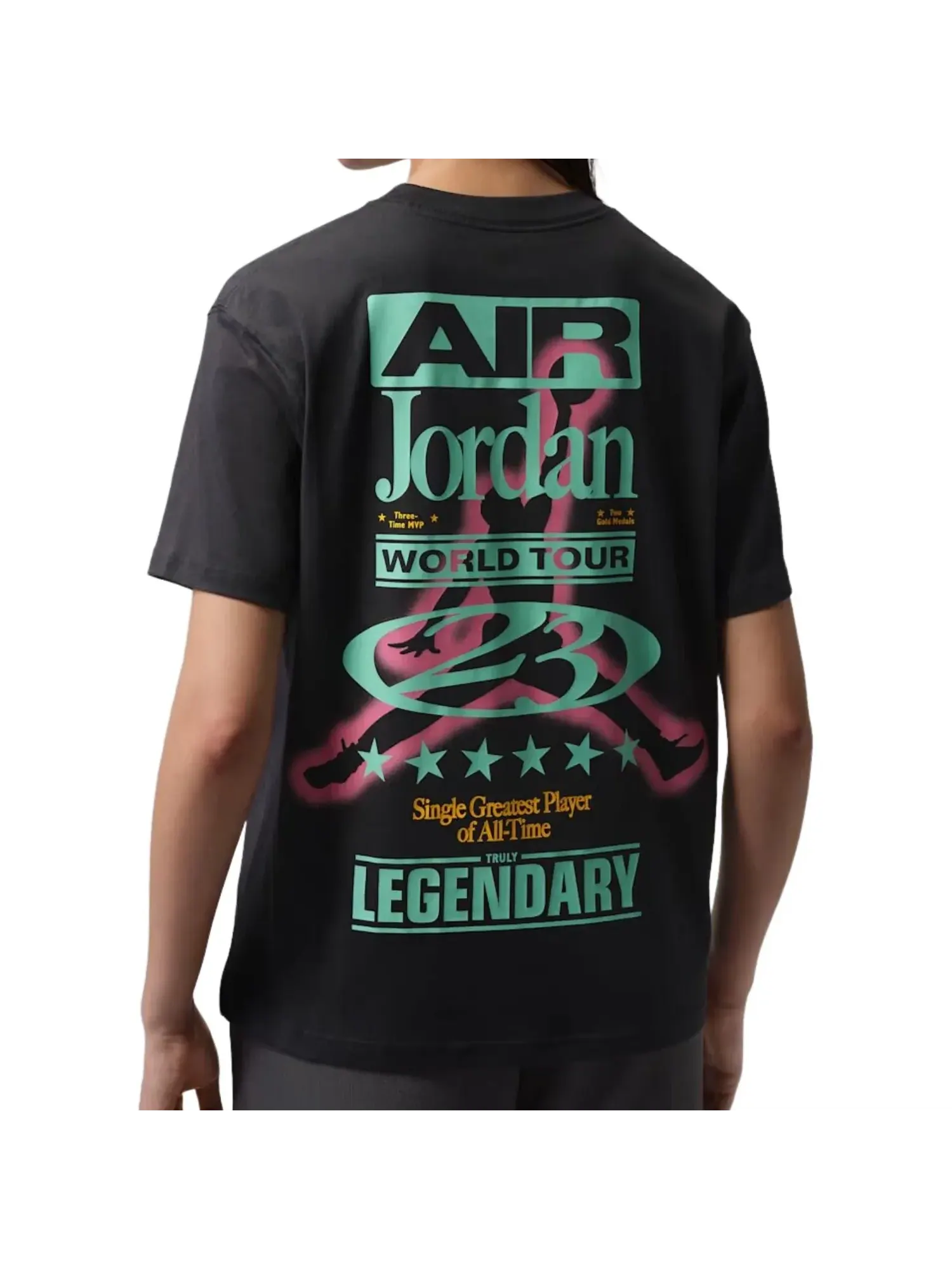 (WMNS) Футболка Jordan Flight Girlfriend 'Off Noir' — изображение 2 из 2, черный