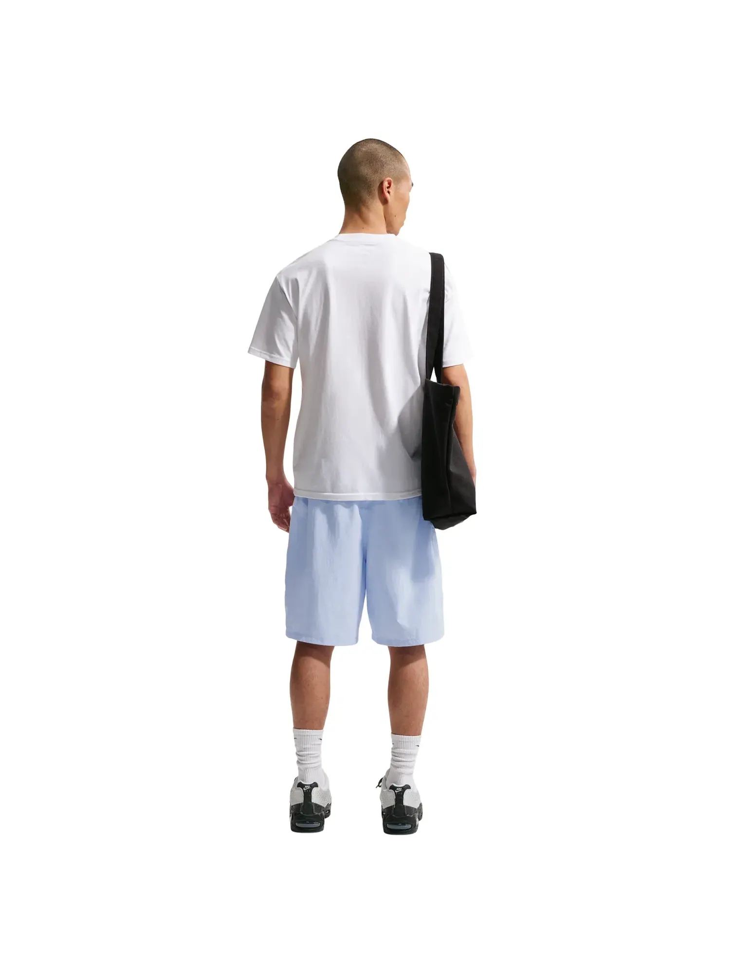 Мужские шорты с принтом Nike Sportswear Club Hydrogen Blue White — изображение 3 из 5, синий