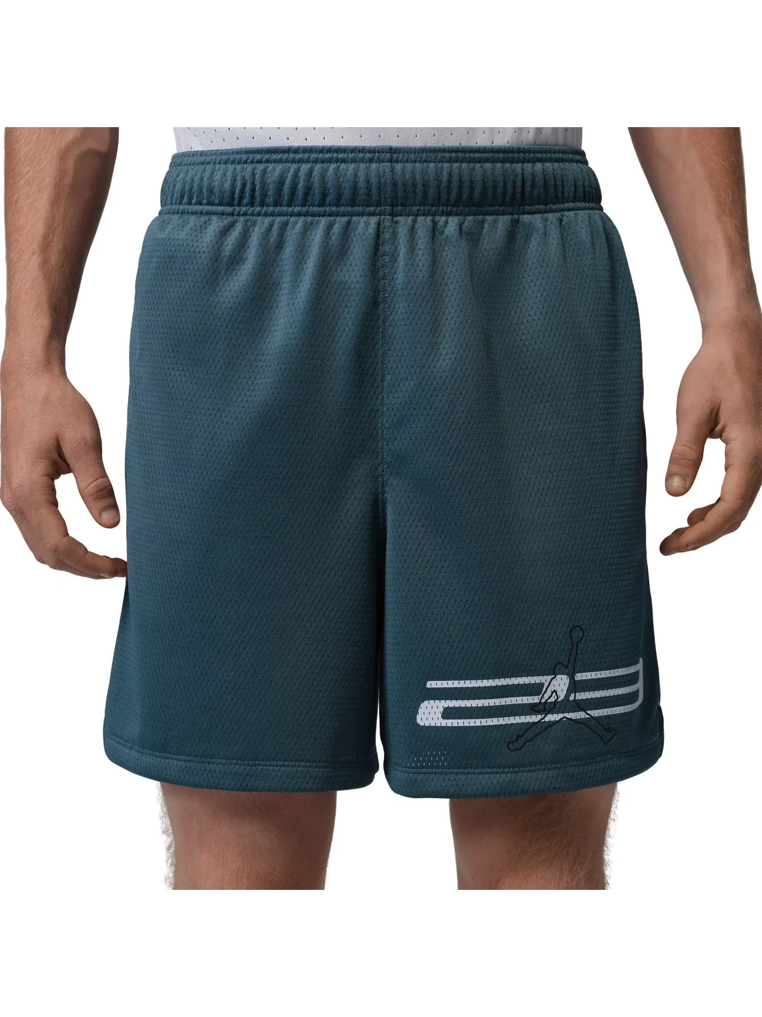Мужские шорты из дышащей сетки Dri-FIT Jordan — изображение 2 из 5, зеленый
