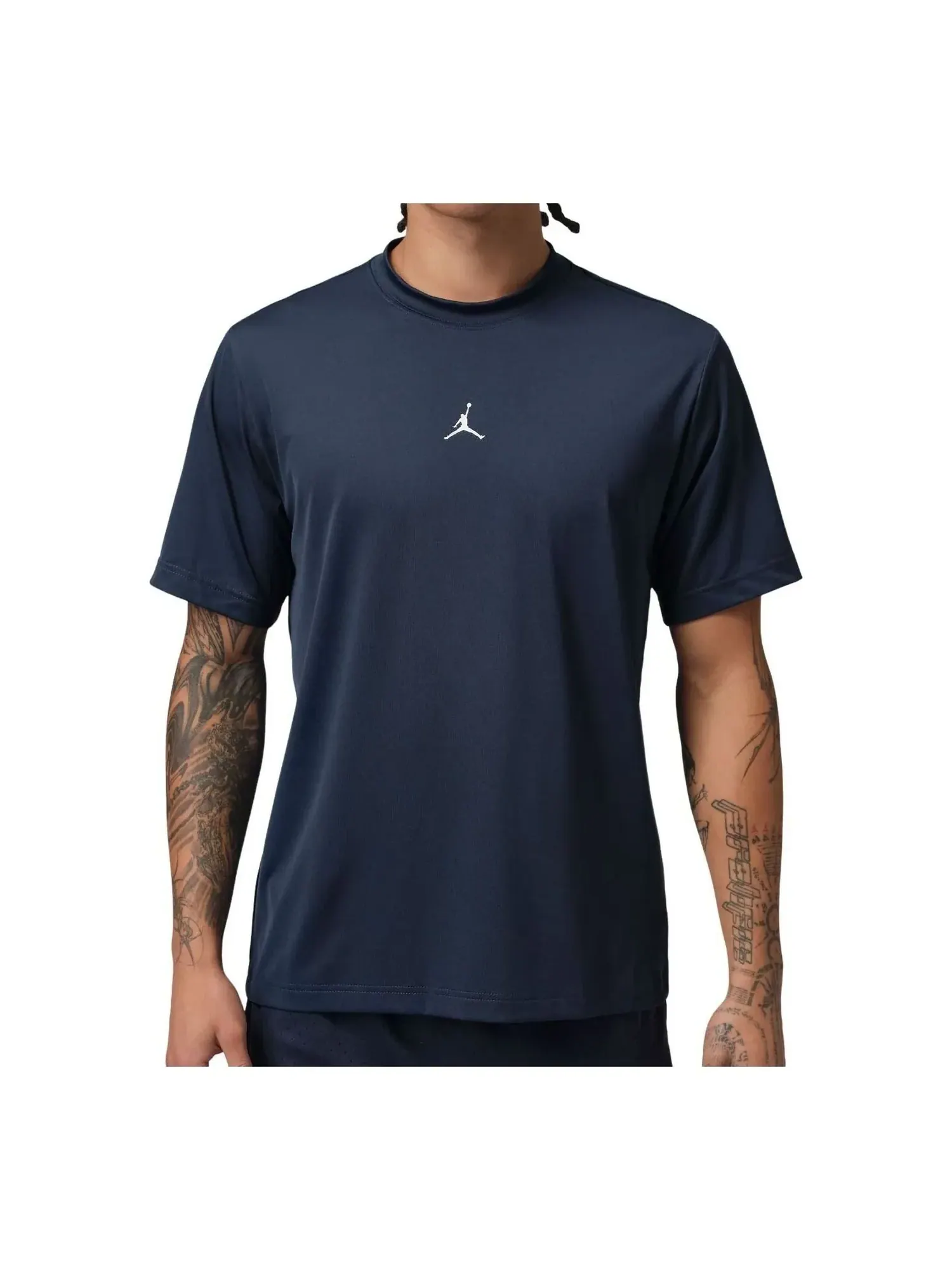 Футболка с коротким рукавом Air Jordan Sport Essentials Dri-FIT — изображение 1 из 2, темно-синий