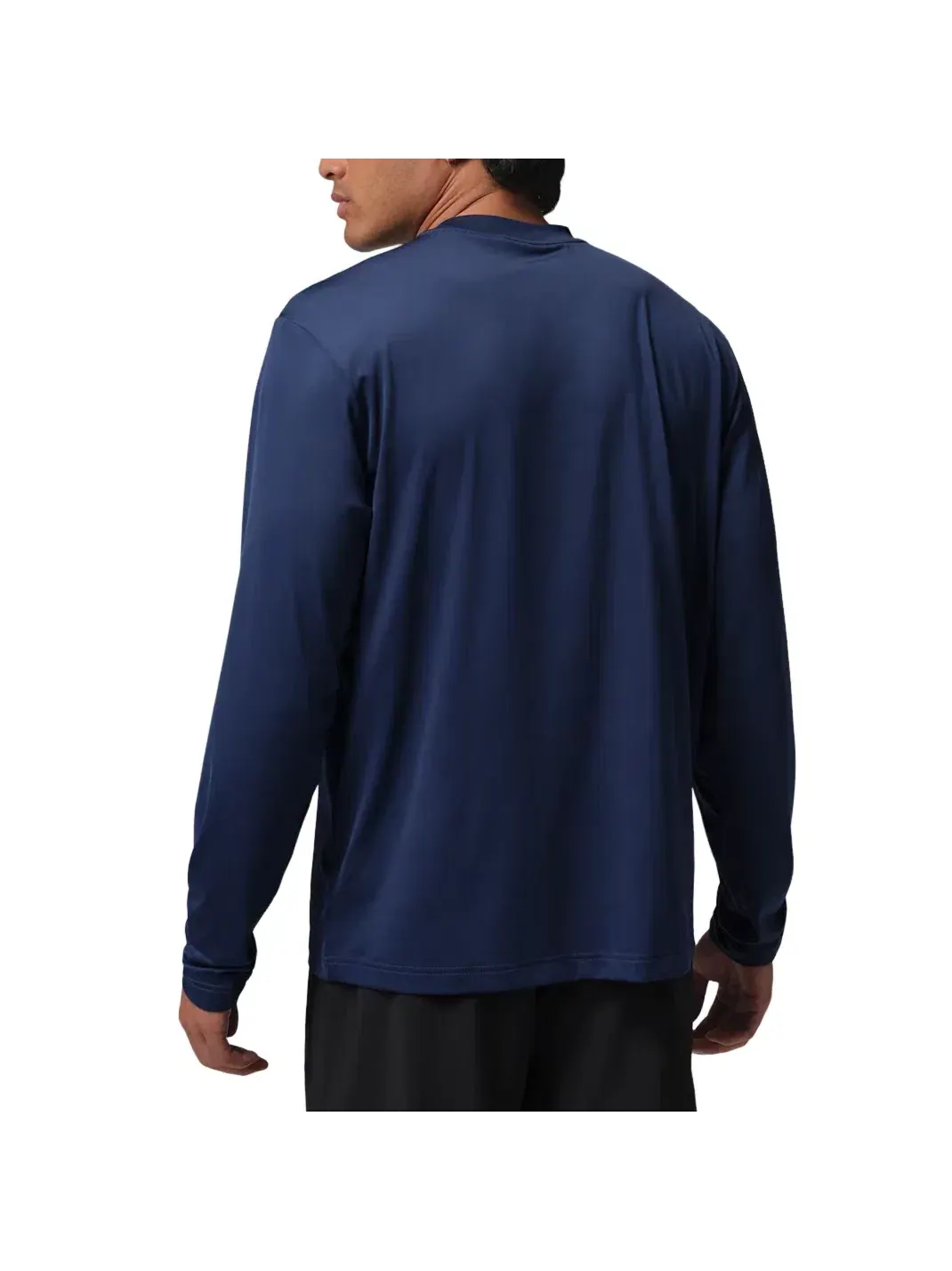 Мужская футболка с длинным рукавом Air Jordan Sport Essentials Dri-FIT T-Shirt Midnight Navy — изображение 3 из 3
