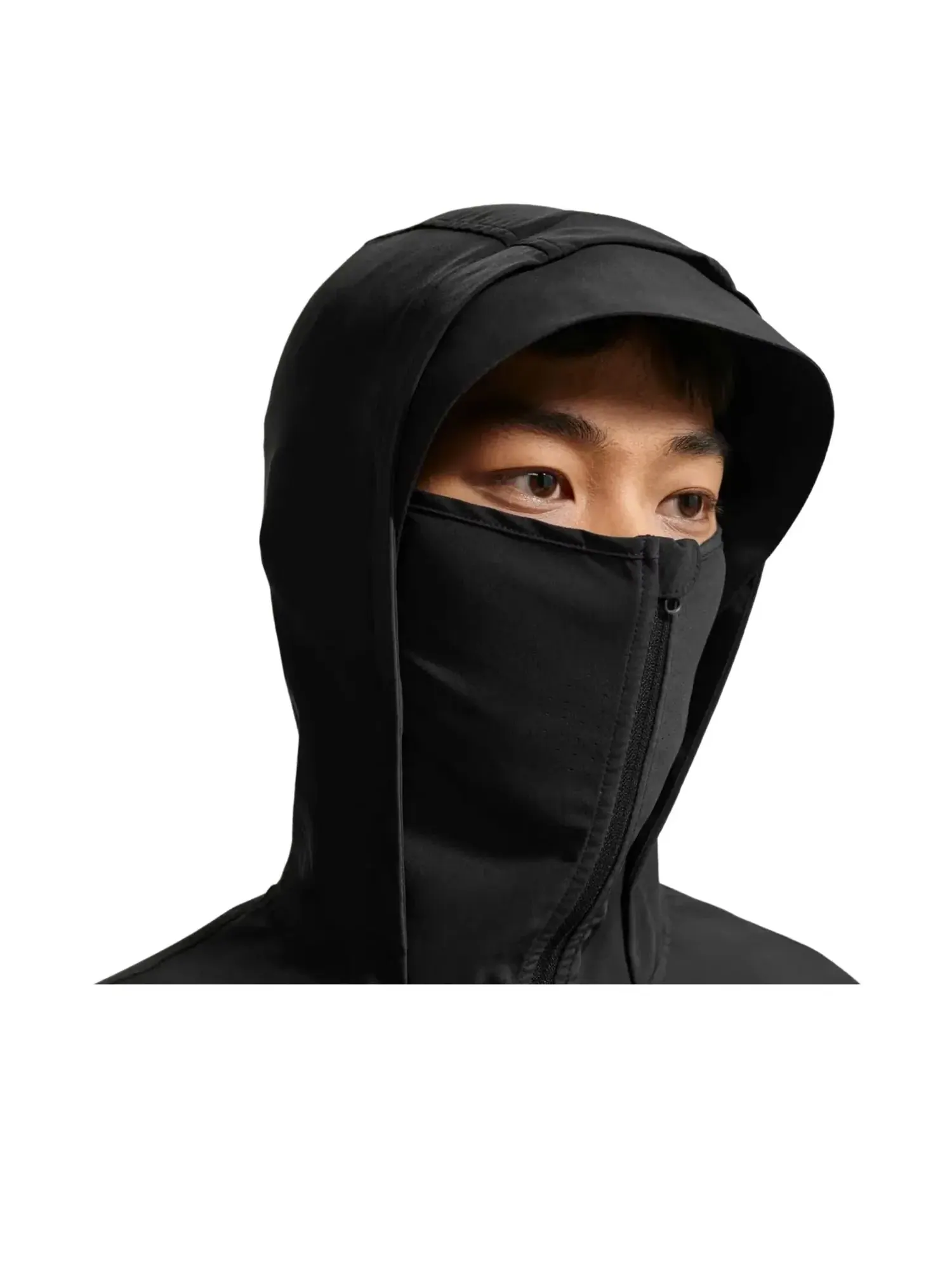 Куртка Nike Tech Helios Dri-FIT Shell Jacket 'Black Grey Fog Black' IF0904-010 — изображение 2 из 3, черный