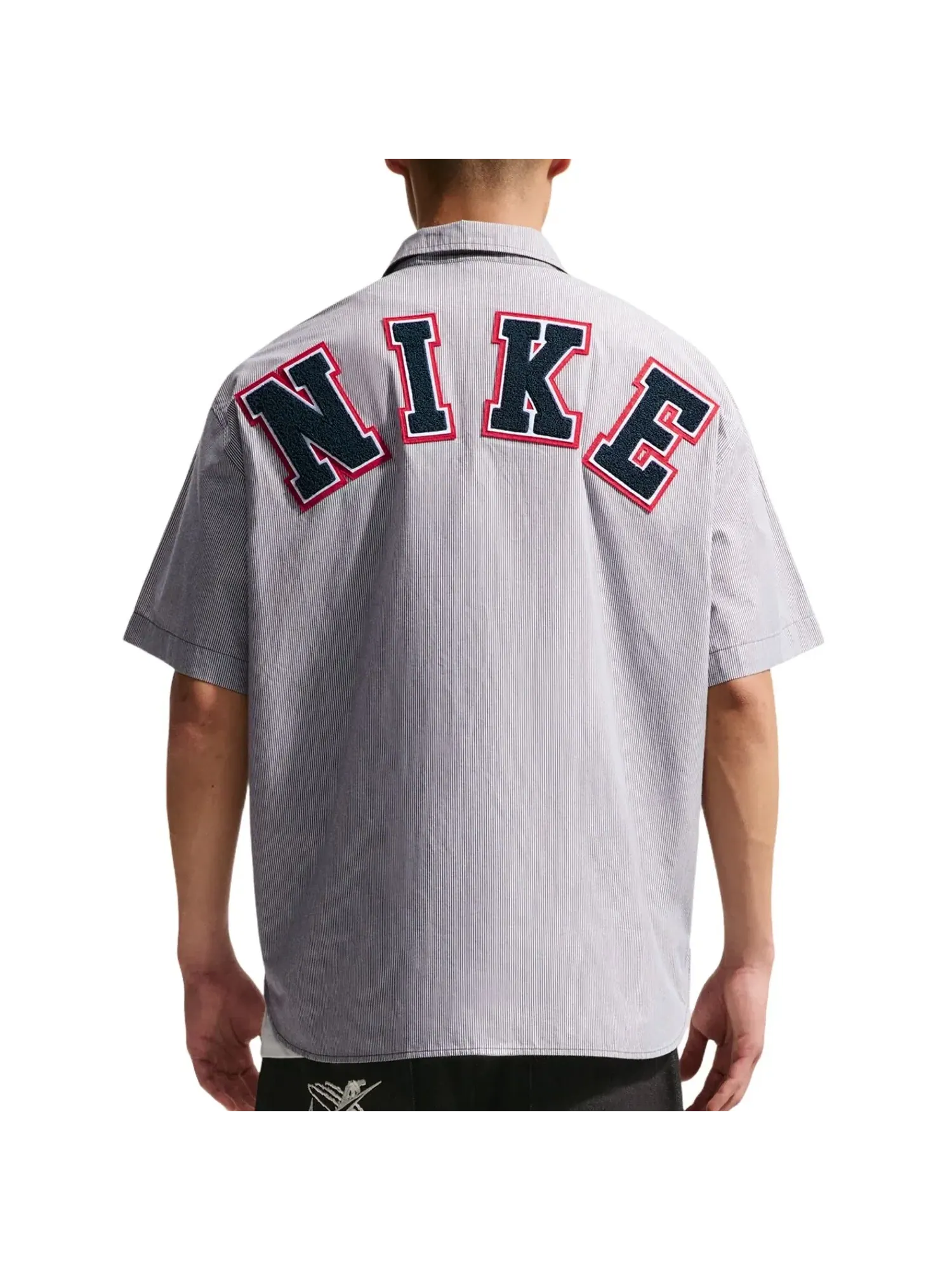 Рубашка Nike Life на пуговицах — изображение 2 из 2, черный