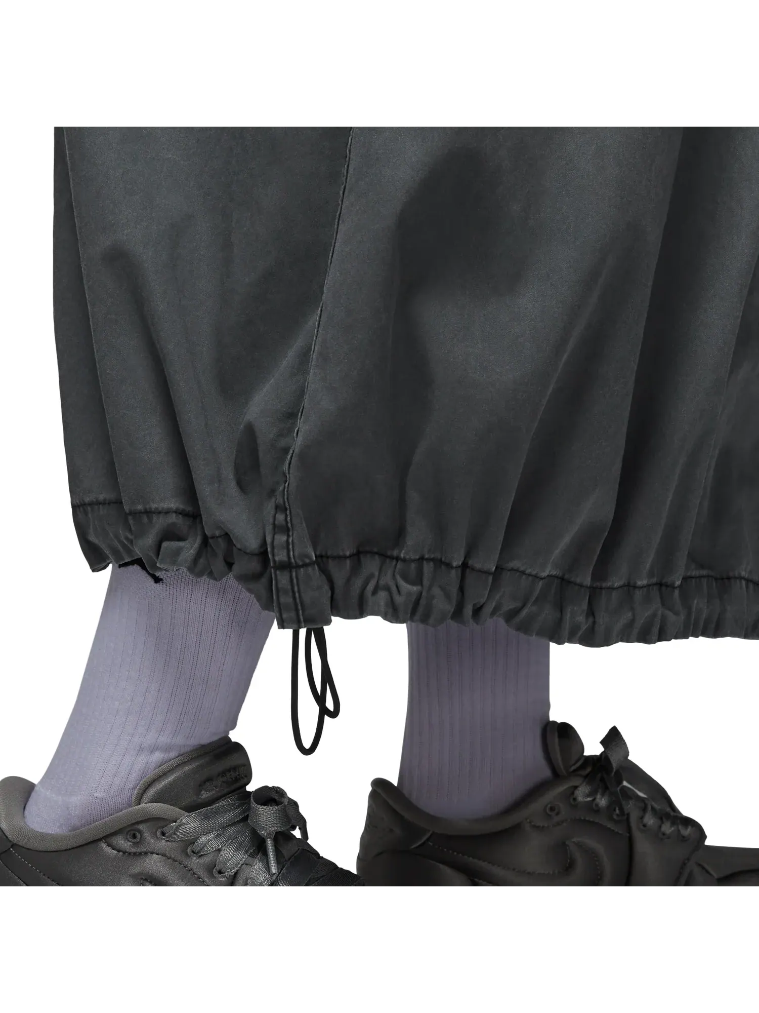 Юбка (WMNS) Air Jordan Chicago Parachute Skirt 'Black' — изображение 5 из 6, черный
