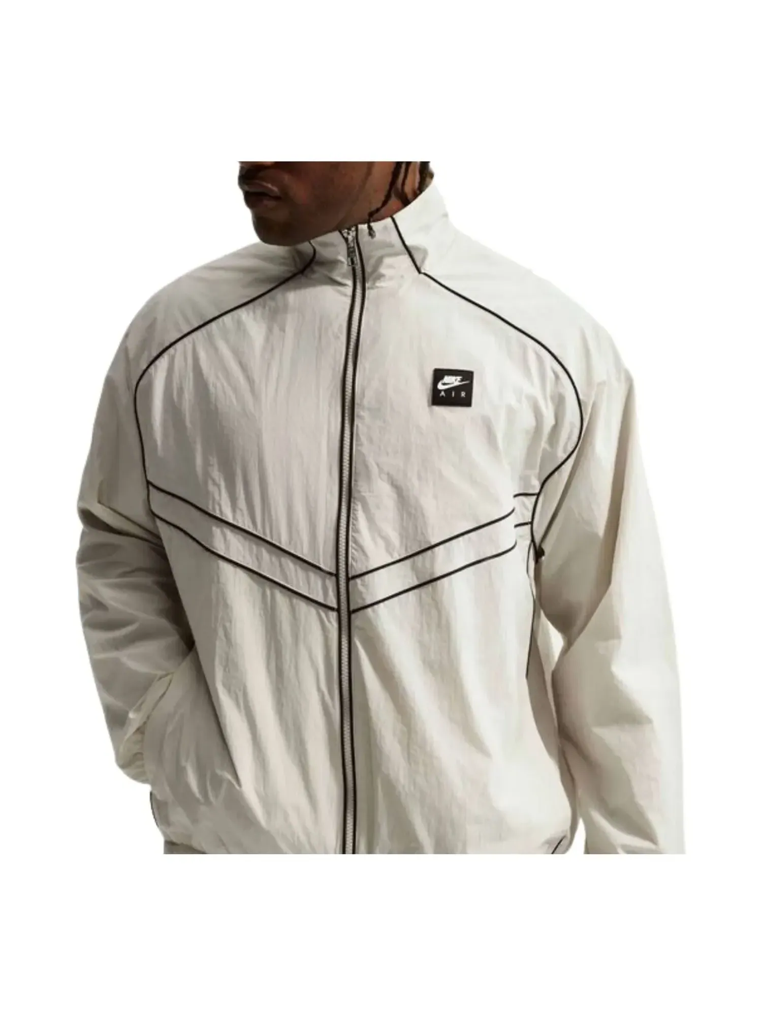 Куртка спортивного костюма Nike Air Windrunner 'Light Bone' — изображение 1 из 2, бежевый