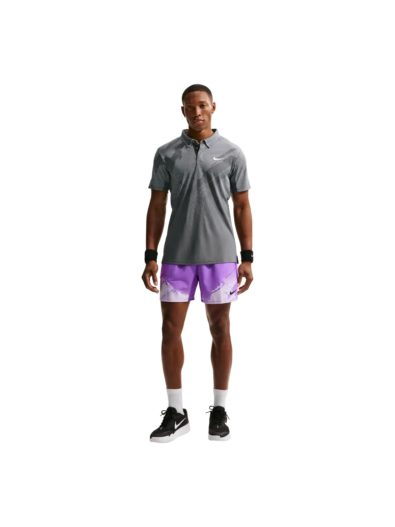 Шорты Nike Court Slam Dri-FIT 'Bright Violet Violet Mist Black' IF1560-522 — изображение 1 из 5, фиолетовый