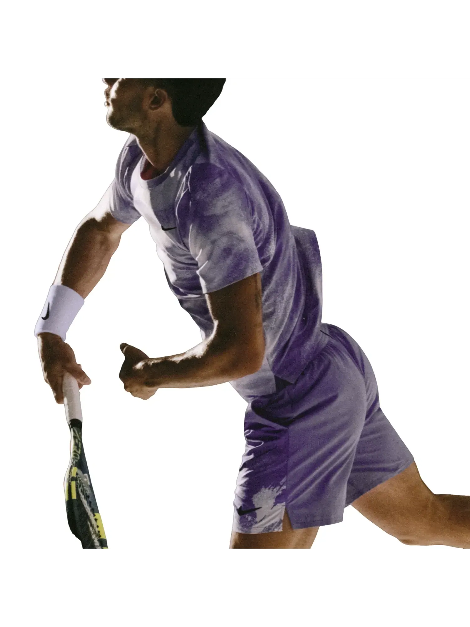 Шорты Nike Court Slam Dri-FIT 'Bright Violet Violet Mist Black' IF1560-522 — изображение 4 из 5, фиолетовый