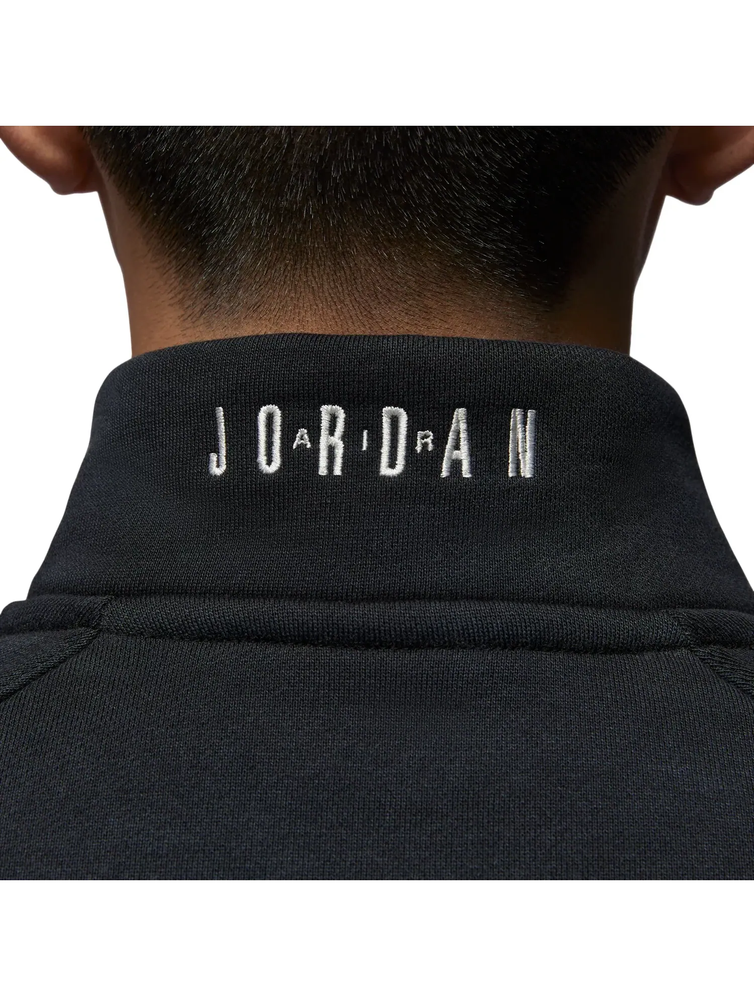 Флисовая толстовка Jordan Flight Graphic с застежкой-молнией на четверть длины — изображение 5 из 6, черный