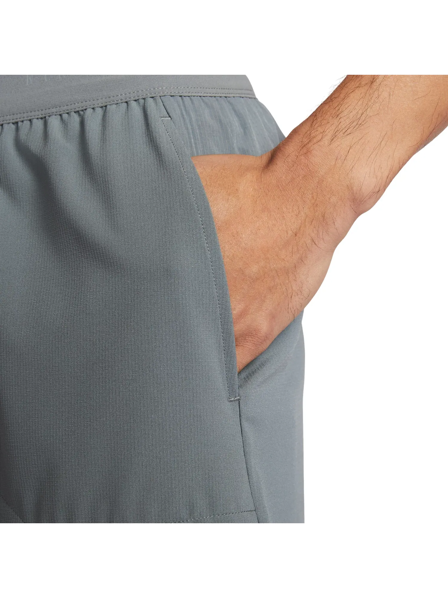 Мужские беговые шорты с длиной 7 дюймов и подкладкой Nike Stride Dri-FIT — изображение 4 из 6, серый
