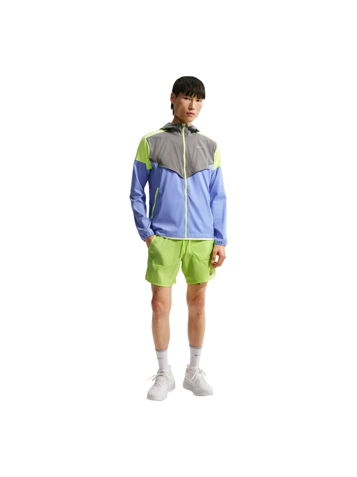 Мужские беговые шорты с подкладкой Nike Stride Dri-FIT 7-дюймовые Bolt Ice — изображение 1 из 5, желтый