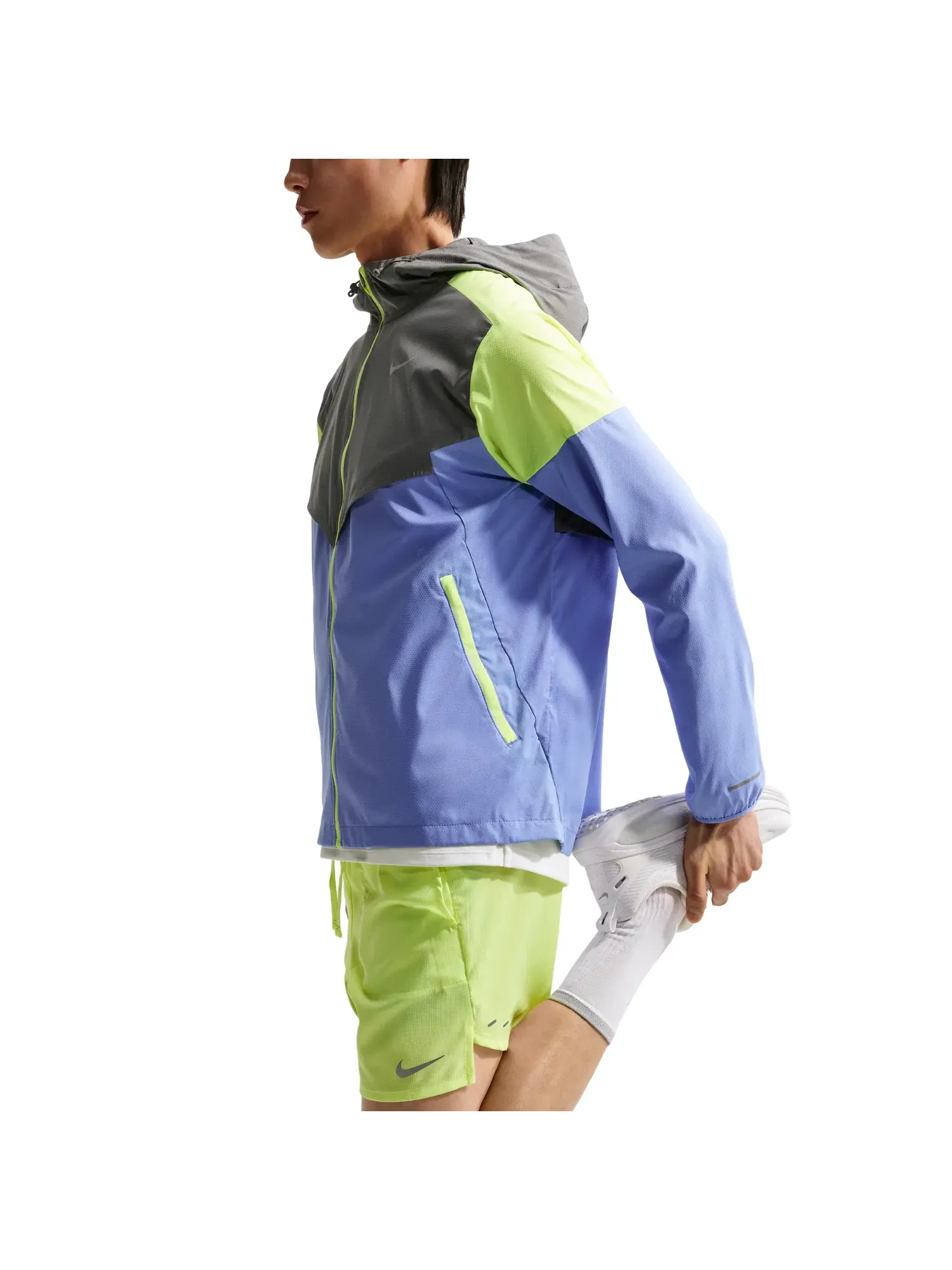 Мужские беговые шорты с подкладкой Nike Stride Dri-FIT 7-дюймовые Bolt Ice — изображение 4 из 5, желтый