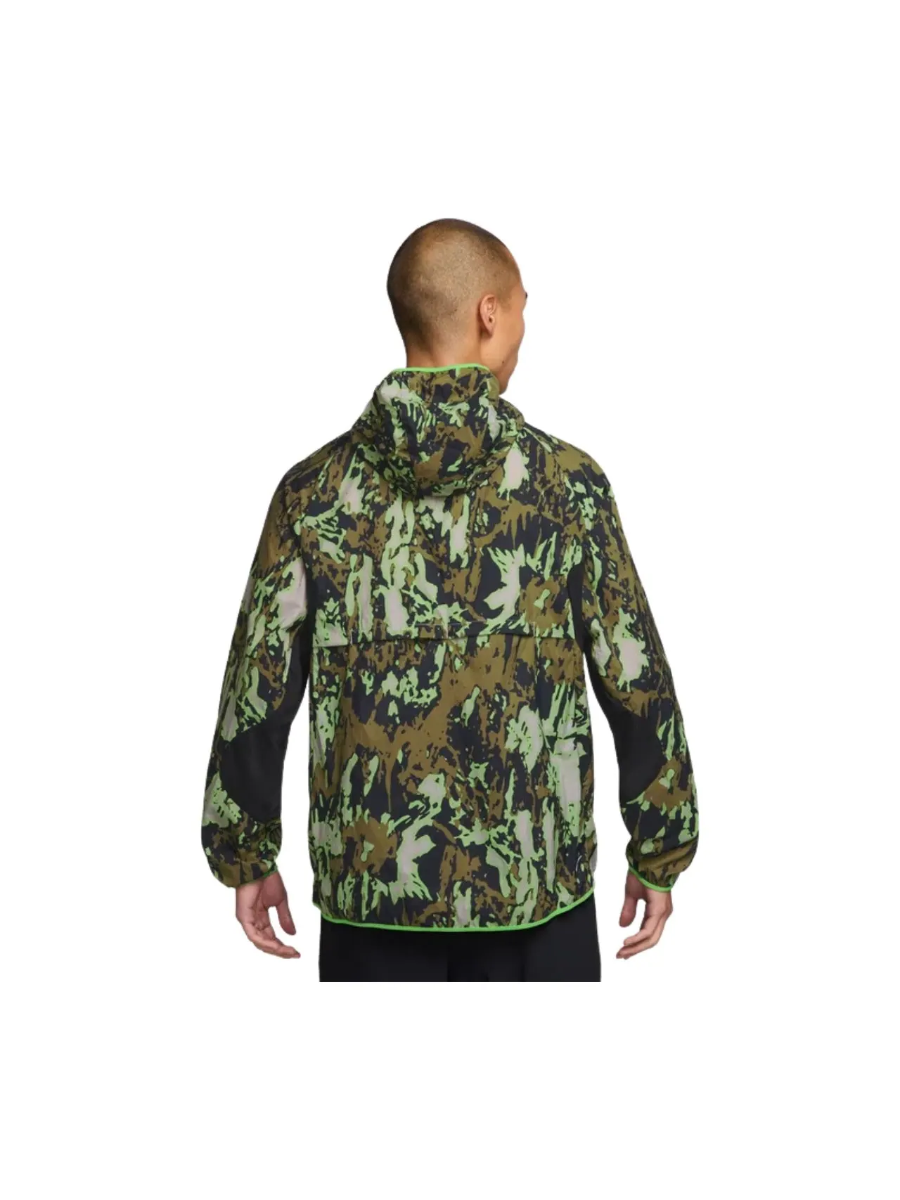 Куртка для трейлраннинга Nike ACG 'College Grey Mean Green' — изображение 2 из 2, серый/зеленый