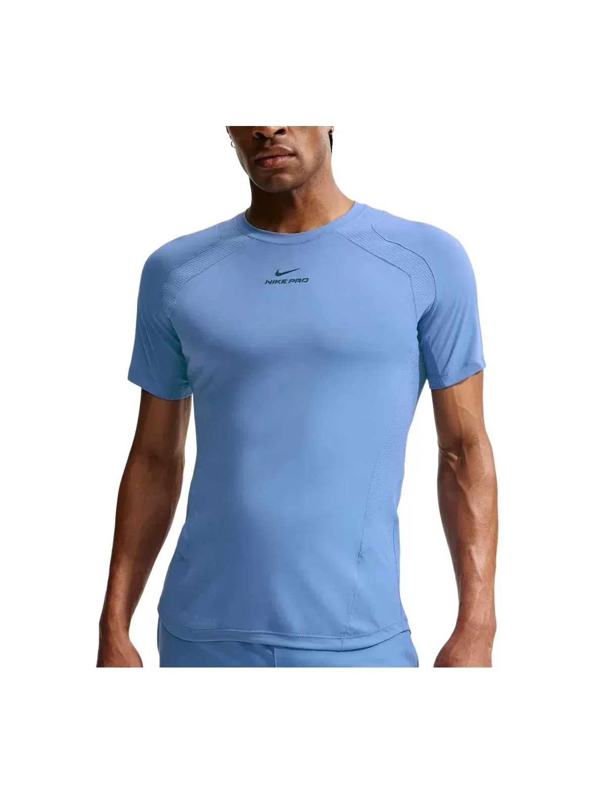 Мужская футболка Nike Pro Dri-FIT ADV Indigo Storm Black — изображение 1 из 3, синий
