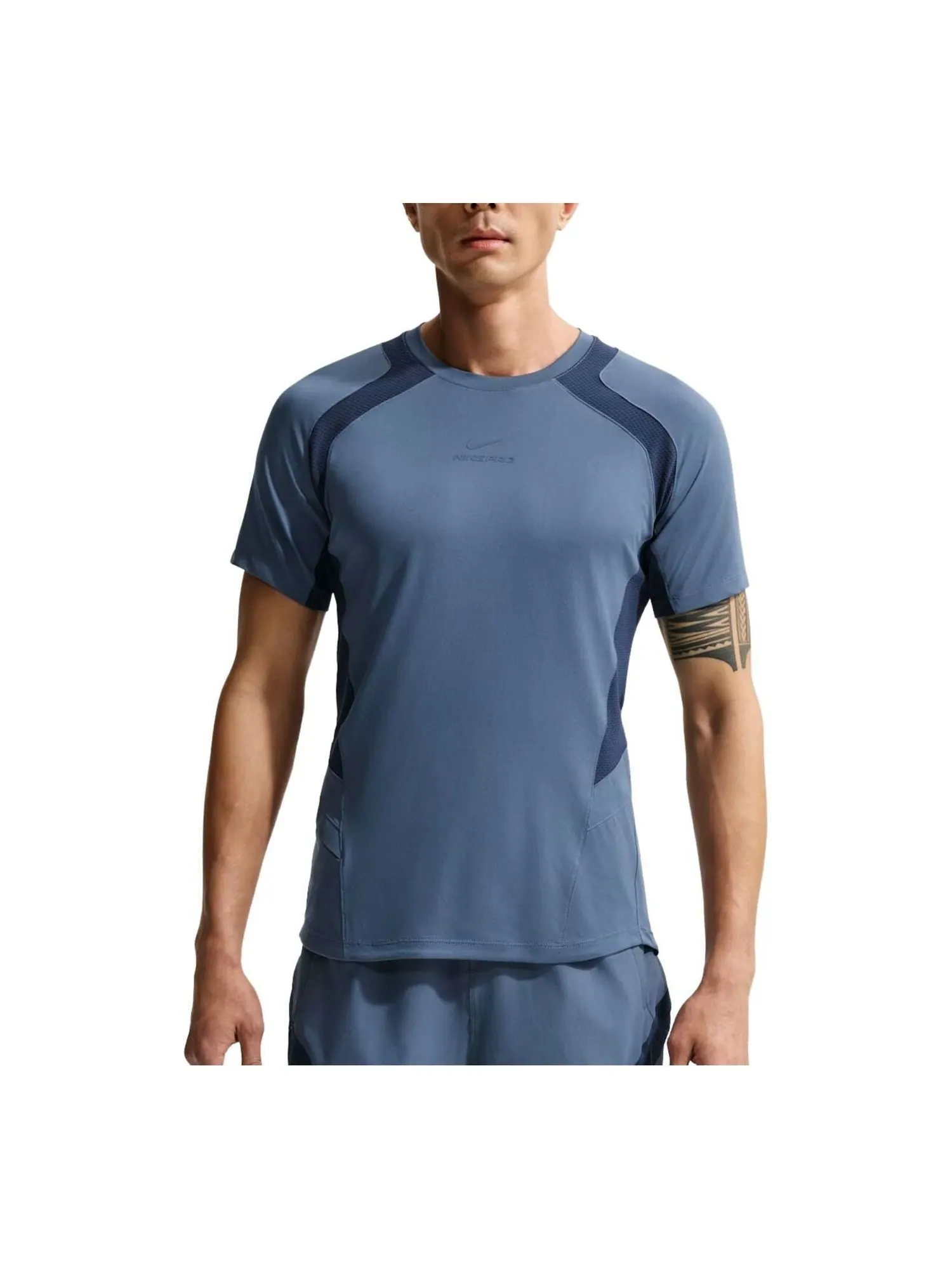 Футболка с коротким рукавом Nike Pro Training Dri-FIT ADV — изображение 1 из 4, синий/темно-синий