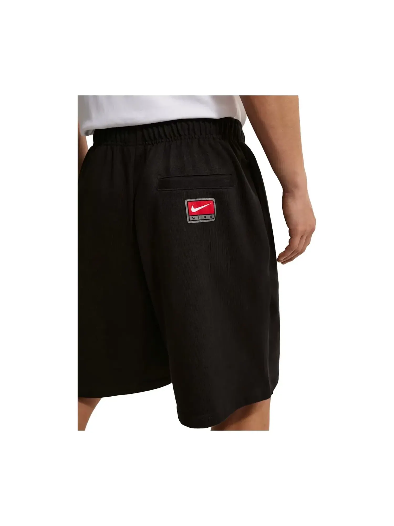 Шорты Nike Life Midweight Shorts 'Black University Gold' IF2236-010 — изображение 3 из 3, черный