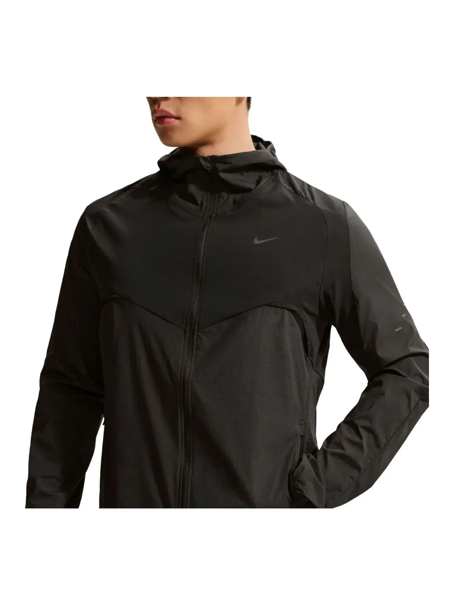 Беговая куртка Nike Stride Repel 'Black Off Noir' IF2368-010 — изображение 1 из 3, черный