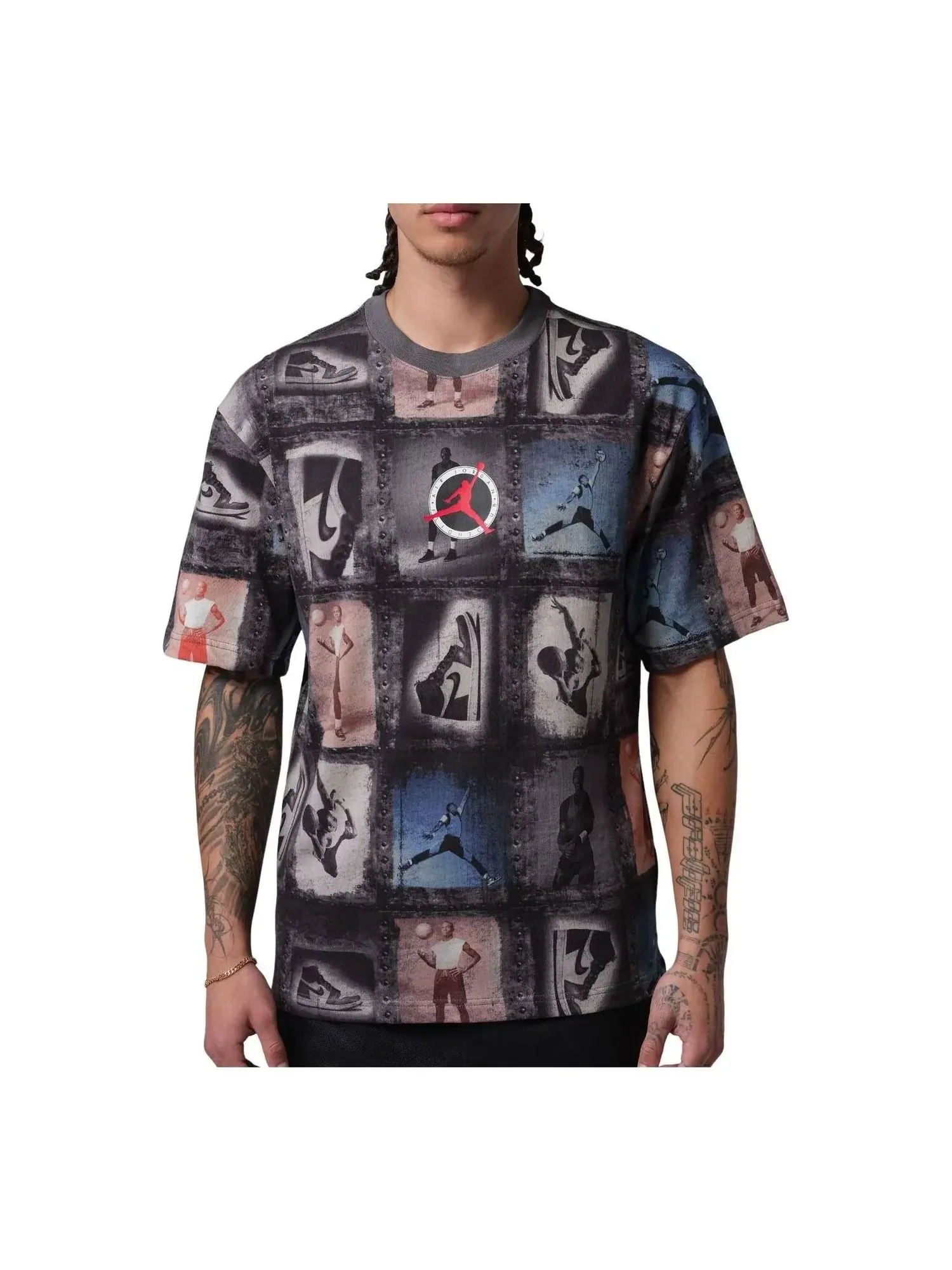 Футболка Air Jordan Flight Club Printed T-Shirt 'Sail' — изображение 1 из 2, черный