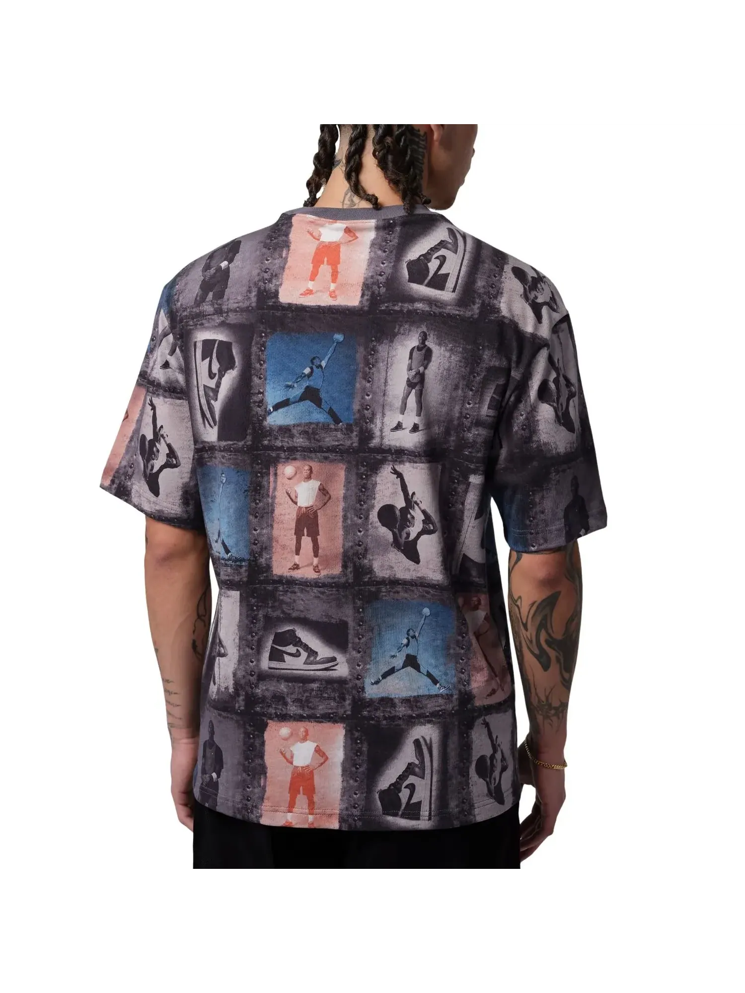 Футболка Air Jordan Flight Club Printed T-Shirt 'Sail' — изображение 2 из 2, черный