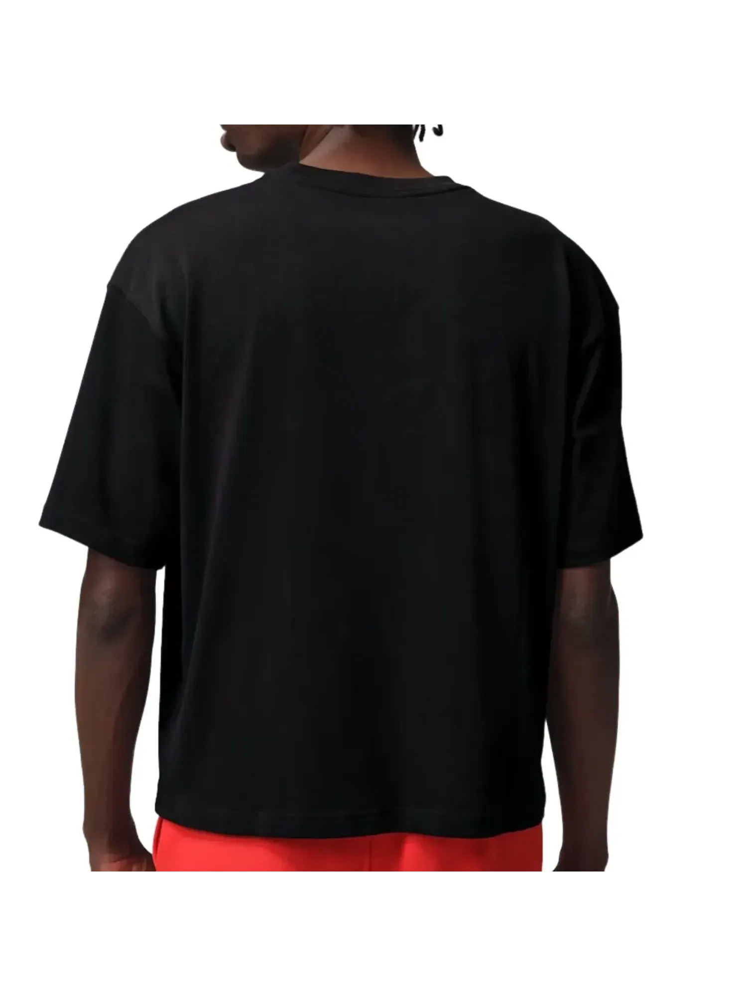 Футболка Jordan Flight Essentials Boxy Graphic T-Shirt 'Black University Red' — изображение 2 из 2, черный