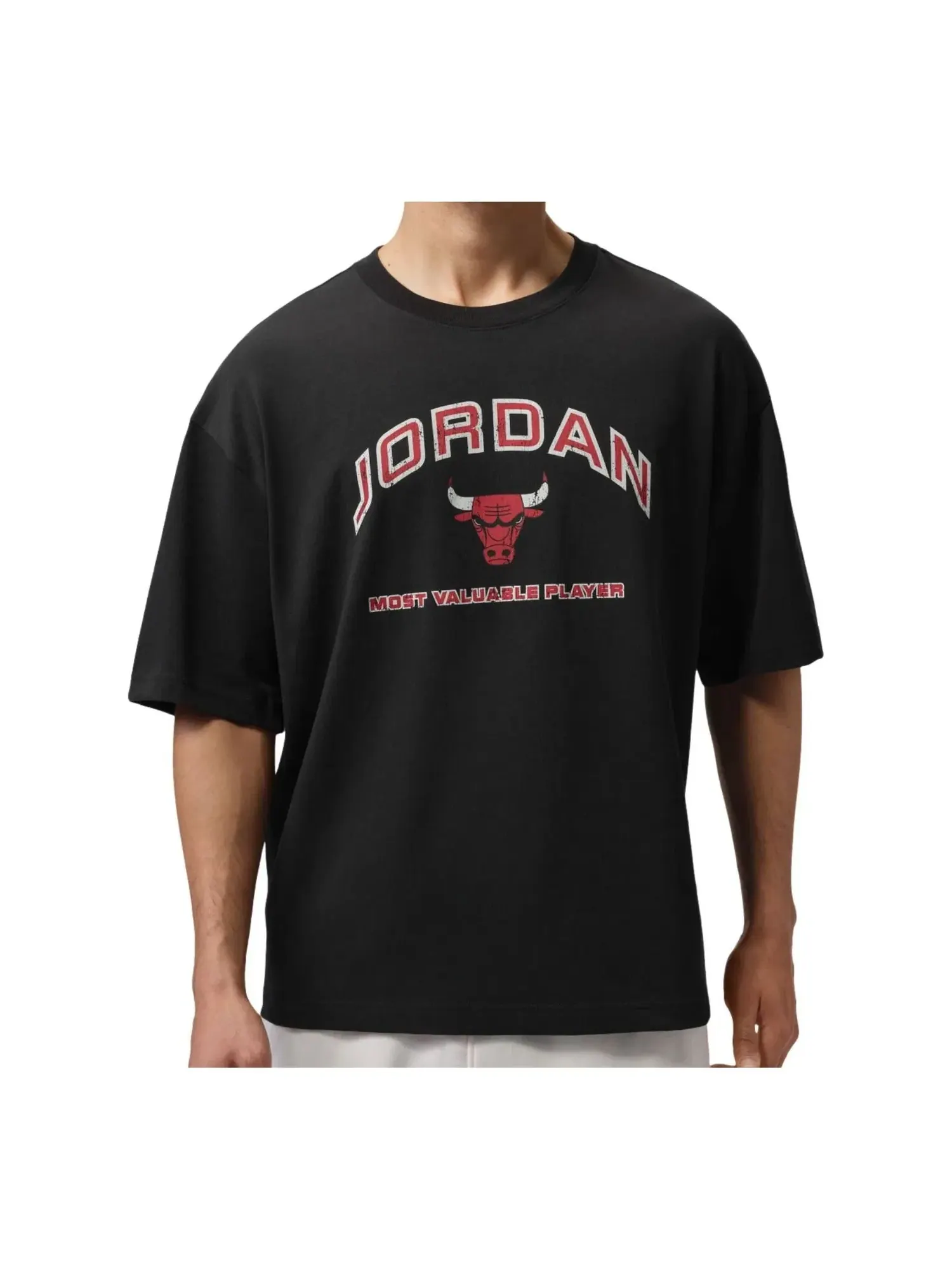 Футболка Jordan Flight Essentials Boxy Graphic T-Shirt 'Black University Red' IF3122-010 — изображение 1 из 2, черный