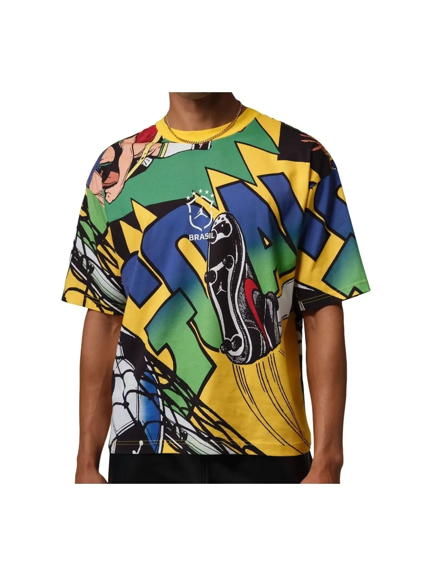 Футболка Air Jordan Essentials Boxy 'Varsity Maize' — изображение 1 из 2, мульти