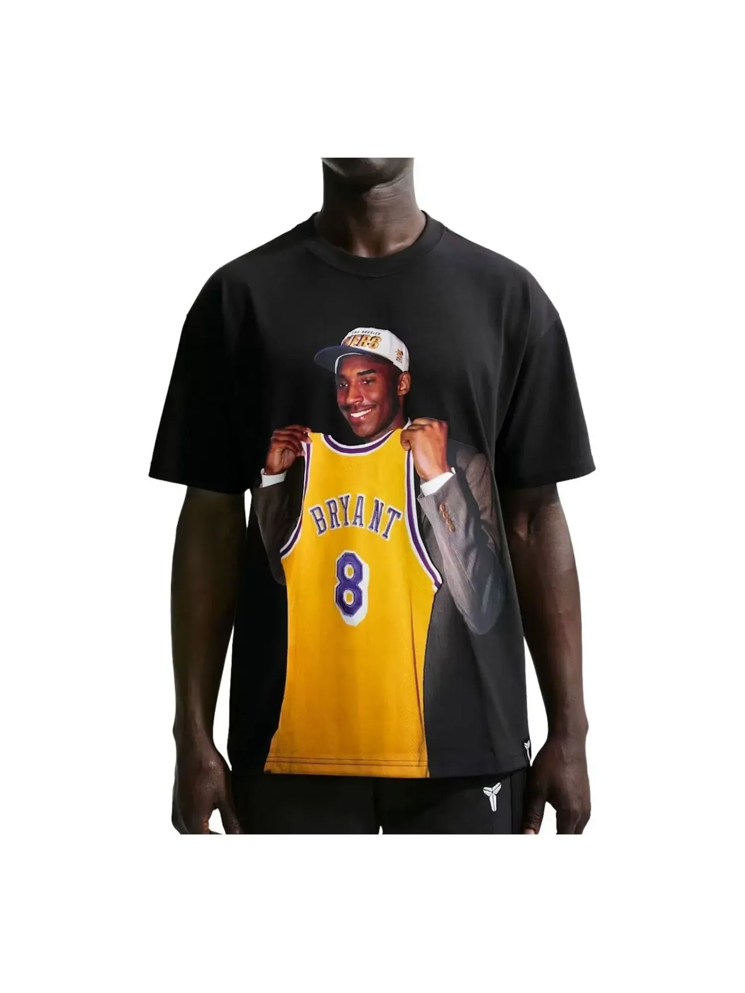 Мужская футболка с принтом Kobe Draft Pack 1996 Nike — изображение 1 из 3, черный