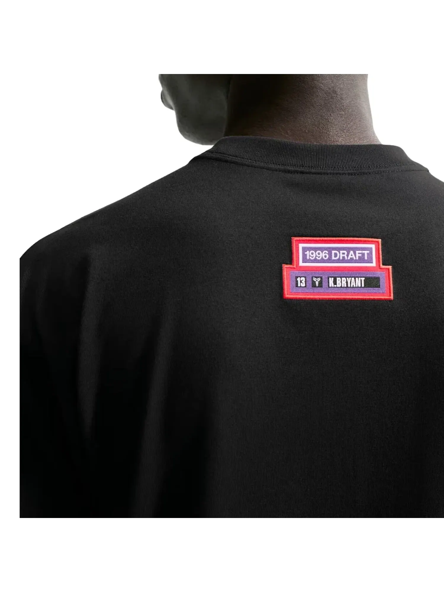 Мужская футболка с принтом Kobe Draft Pack 1996 Nike — изображение 2 из 3, черный