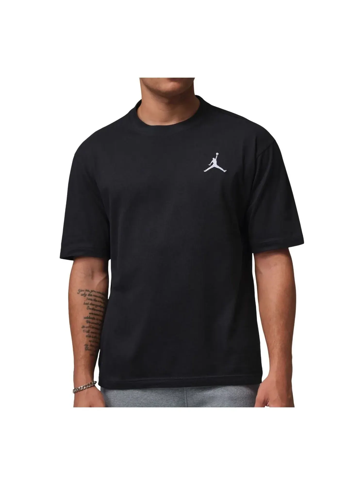 Футболка Air Jordan с вышитым логотипом Jumpman — изображение 1 из 2, черный