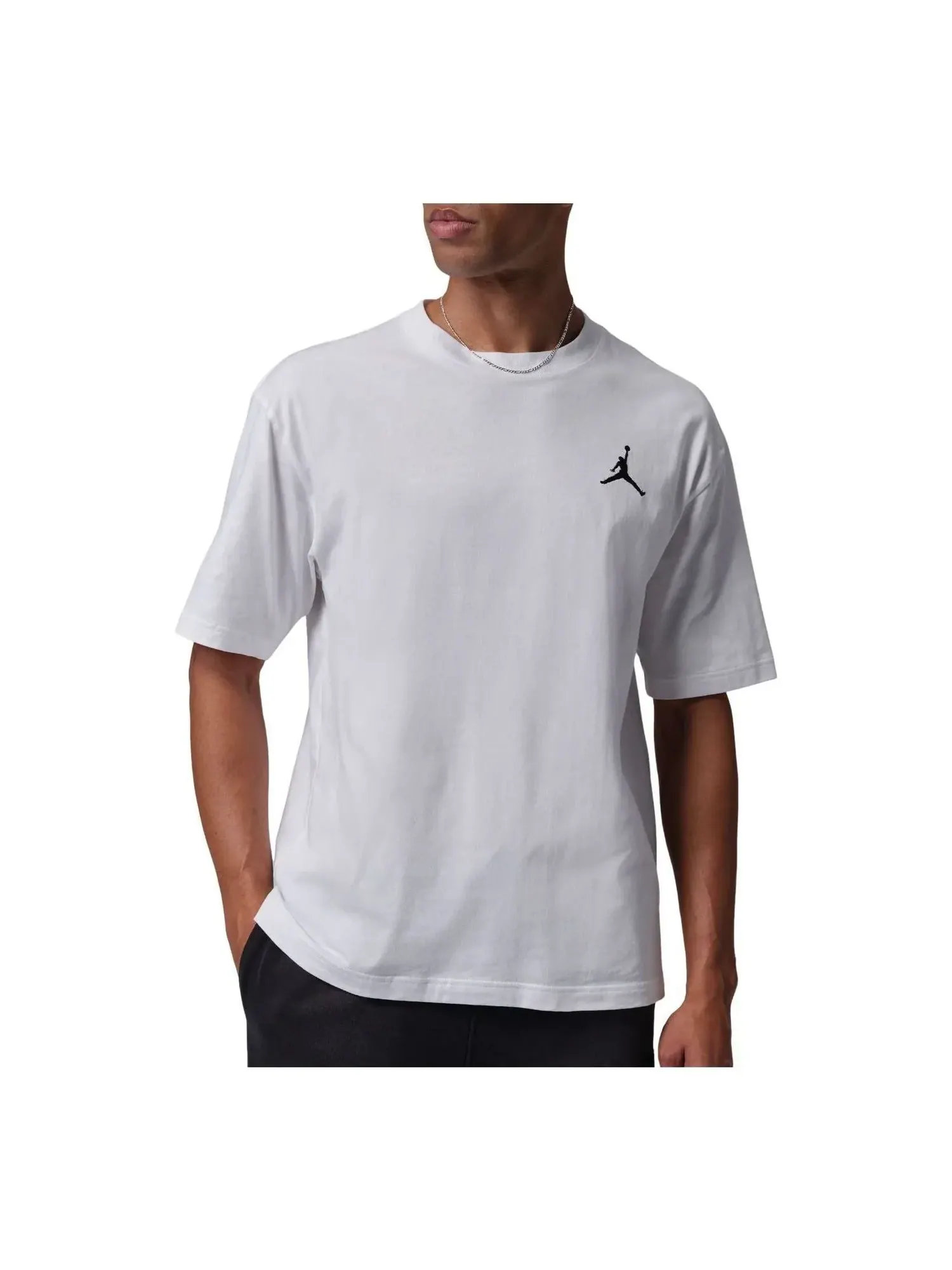 Футболка Air Jordan с вышитым логотипом Jumpman — изображение 1 из 2, белый