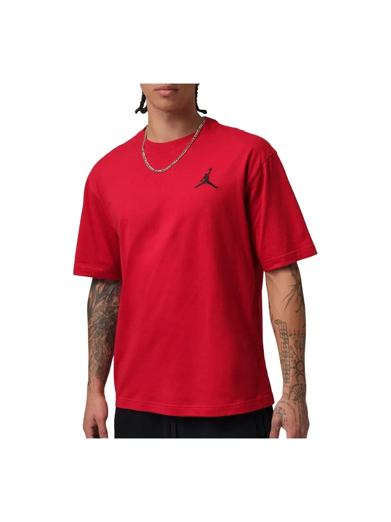 Мужская футболка с вышивкой Air Jordan Embroidered Jumpman T-Shirt — изображение 1 из 2, красный