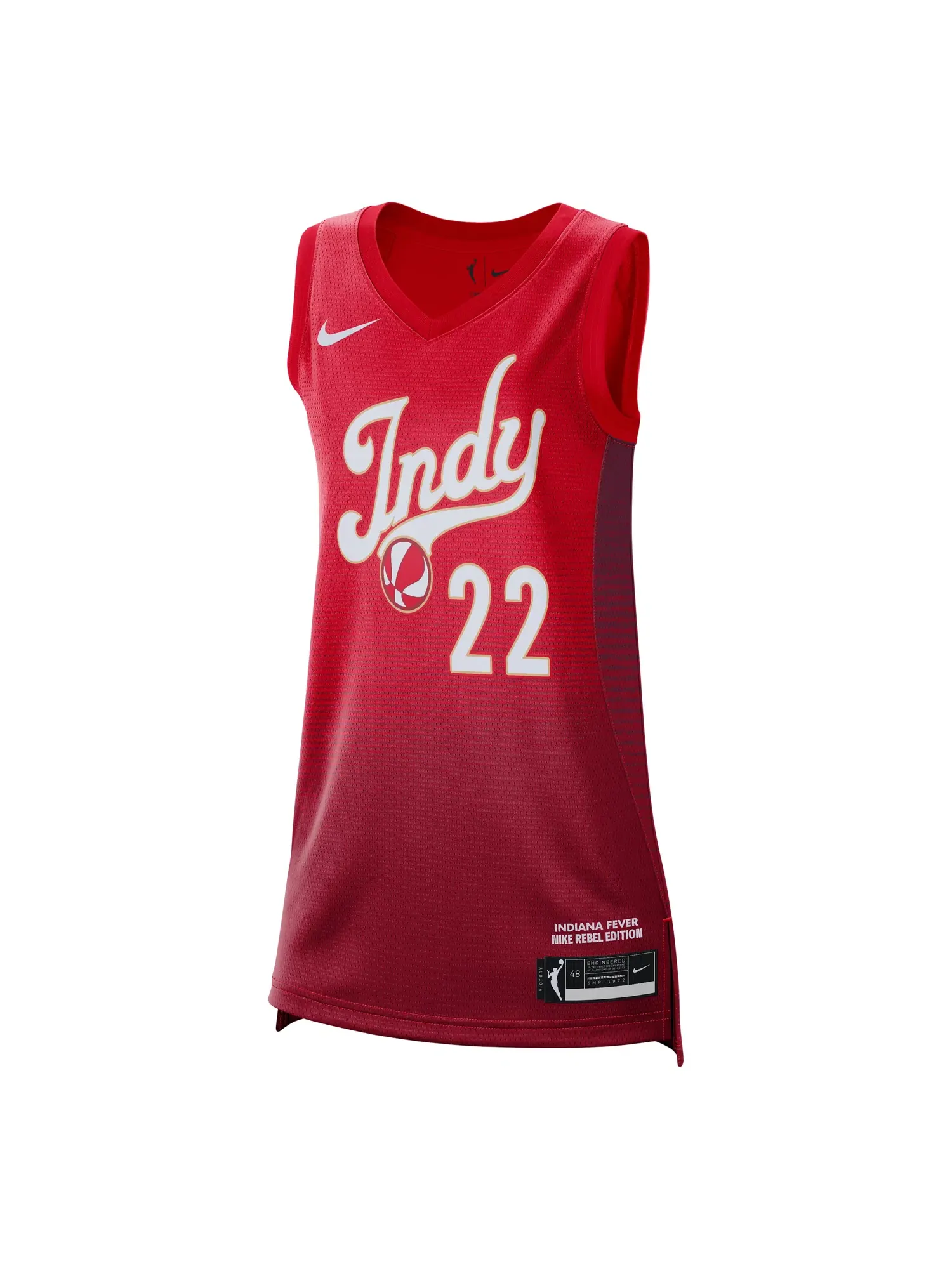 Женская баскетбольная джерси Nike Dri-FIT WNBA Caitlin Clark Indiana Fever 2026 Rebel Edition — изображение 1 из 2, красный