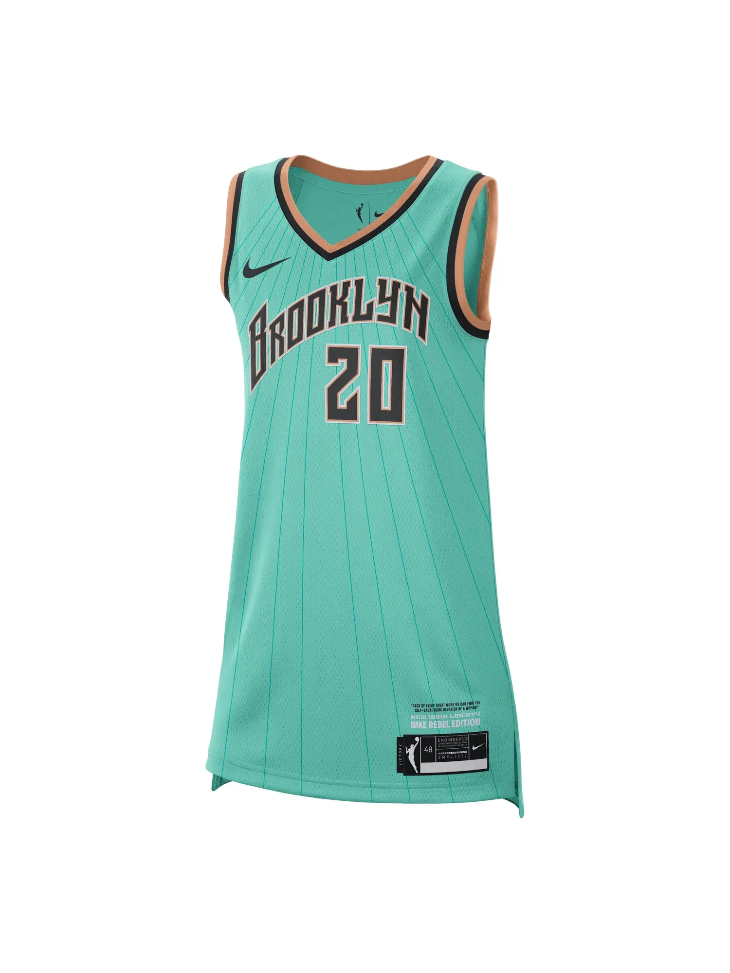 Женская баскетбольная джерси Nike Dri-FIT WNBA Sabrina Ionescu New York Liberty 2026 Rebel Edition — изображение 1 из 2