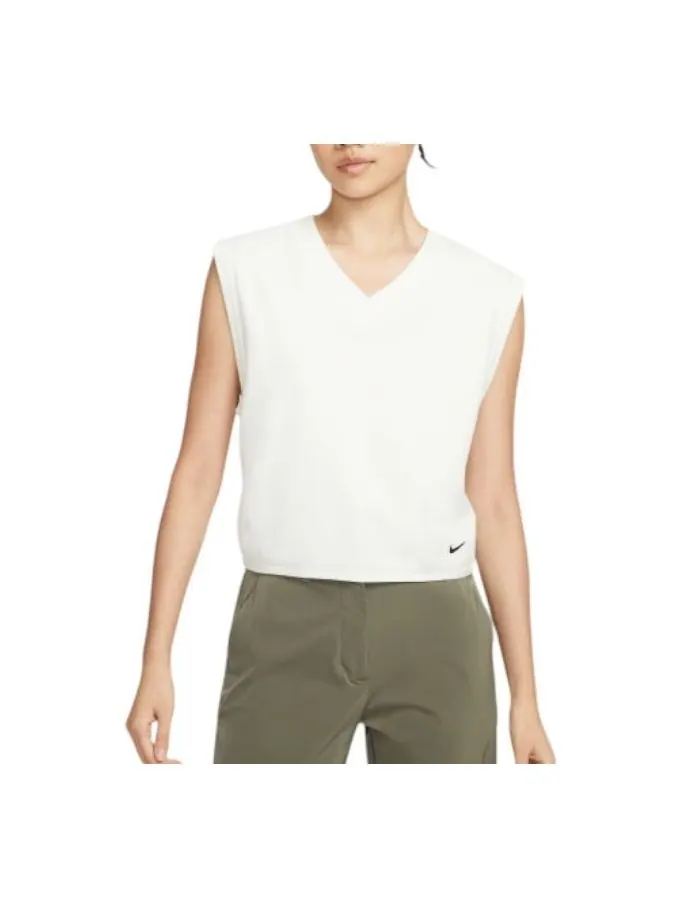 Жилет (WMNS) Nike V-Neck Golf Vest 'Sail' — изображение 1 из 5, белый